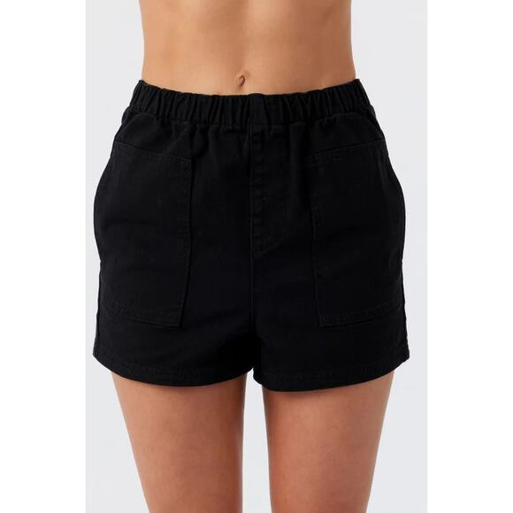 NWT New O'Neill Black Wash Denim Sonnet Jean Shorts Women's Size Large - Picture 3 of 4